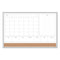 4n1 Magnetic Dry Erase Combo Board, 35 X 23, Tan/white Surface, Silver Aluminum Frame