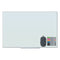 Floating Glass Dry Erase Board, 35 X 23, White