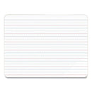 Double-sided Dry Erase Lap Board, 12 X 9, White Surface, 10/pack