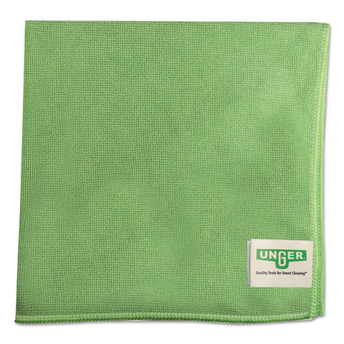 Smartcolor Microwipes, Microfiber, 16 X 15, Green, 10/pack