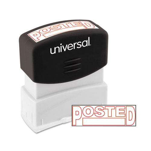 Message Stamp, Posted, Pre-inked One-color, Red