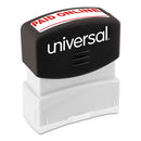 Message Stamp, Paid Online, Pre-inked One-color, Red