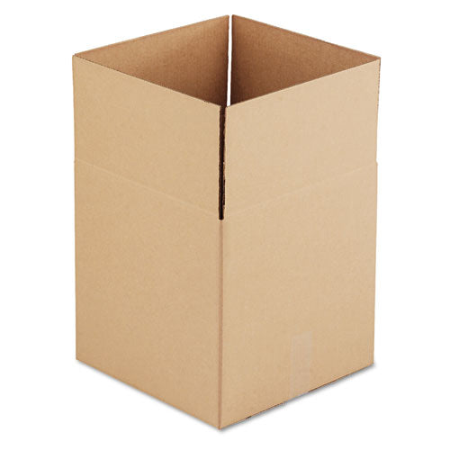 Cubed Fixed-depth Corrugated Shipping Boxes, Regular Slotted Container (rsc), 14" X 14" X 14", Brown Kraft, 25/bundle