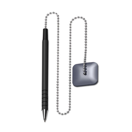 Ballpoint Counter Pen, Medium 0.7 Mm, Black Ink, Black