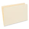 Double-ply Top Tab Manila File Folders, Straight Tabs, Legal Size, 0.75" Expansion, Manila, 100/box