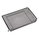 Deluxe Mesh Stackable Front Load Tray, 1 Section, Letter Size Files, 11.25" X 13" X 2.75", Black