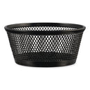 Jumbo Mesh Storage Dish, 4.38" Diameter X 2"h, Black