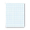 Quadrille-rule Glue Top Pads, Quadrille Rule (4 Sq/in), 50 White 8.5 X 11 Sheets, Dozen