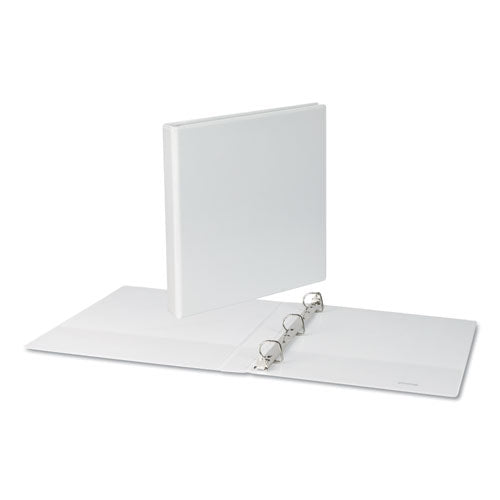 Slant D-ring View Binder, 3 Rings, 1" Capacity, 11 X 8.5, White