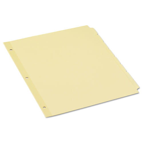 Self-tab Index Dividers, 8-tab, 11 X 8.5, Buff, 24 Sets