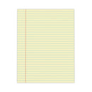 Glue Top Pads, Wide/legal Rule, 50 Canary-yellow 8.5 X 11 Sheets, Dozen