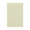 Recycled Self-stick Note Pads, Note Ruled, 4" X 6", Yellow, 100 Sheets/pad, 12 Pads/pack