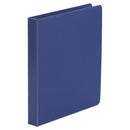 Economy Non-view Round Ring Binder, 3 Rings, 1" Capacity, 11 X 8.5, Royal Blue