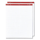 Easel Pads/flip Charts, Quadrille Rule (1 Sq/in), 27 X 34, White, 50 Sheets, 2/carton