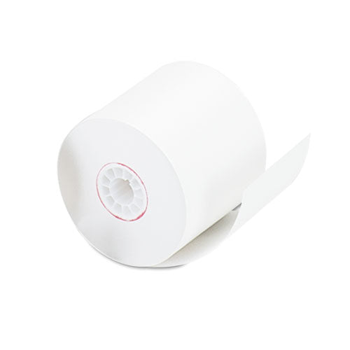 Impact And Inkjet Print Bond Paper Rolls, 0.5" Core, 2.25" X 128 Ft, White