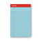 Colored Perforated Ruled Writing Pads, Narrow Rule, 50 Blue 5 X 8 Sheets, Dozen