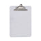 Plastic Clipboard With High Capacity Clip, 1.25" Clip Capacity, Holds 8.5 X 11 Sheets, Clear