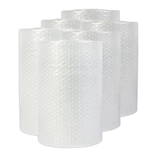 Bubble Packaging, 0.5" Thick, 12" X 30 Ft, Perforated Every 12", Clear, 6/carton