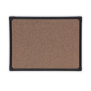 Tech Cork Board, 24 X 18, Cork Surface, Black Aluminum Frame