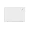 Frameless Magnetic Glass Marker Board, 48 X 36, White Surface