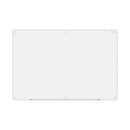 Frameless Glass Marker Board, 72 X 48, White Surface