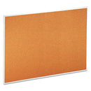 Cork Bulletin Board, 48 X 36, Natural Surface, Aluminum Frame