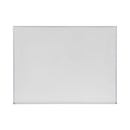 Melamine Dry Erase Board With Aluminum Frame, 48 X 36, White Surface, Anodized Aluminum Frame