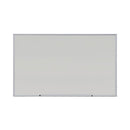 Deluxe Melamine Dry Erase Board, 60 X 36, Melamine White Surface, Silver Anodized Aluminum Frame