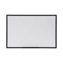 Design Series Deluxe Dry Erase Board, 36 X 24, White Surface, Black Anodized Aluminum Frame