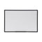 Design Series Deluxe Dry Erase Board, 36 X 24, White Surface, Black Anodized Aluminum Frame