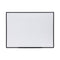 Design Series Deluxe Dry Erase Board, 48 X 36, White Surface, Black Anodized Aluminum Frame