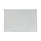 Modern Melamine Dry Erase Board With Aluminum Frame, 72 X 48, White Surface