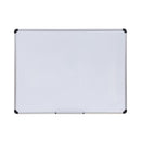 Magnetic Steel Dry Erase Marker Board, 48 X 36, White Surface, Aluminum/plastic Frame