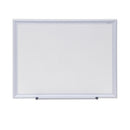 Deluxe Melamine Dry Erase Board, 24 X 18, Melamine White Surface, Silver Aluminum Frame