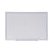 Deluxe Melamine Dry Erase Board, 36 X 24, Melamine White Surface, Silver Aluminum Frame