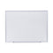 Deluxe Melamine Dry Erase Board, 48 X 36, Melamine White Surface, Silver Aluminum Frame