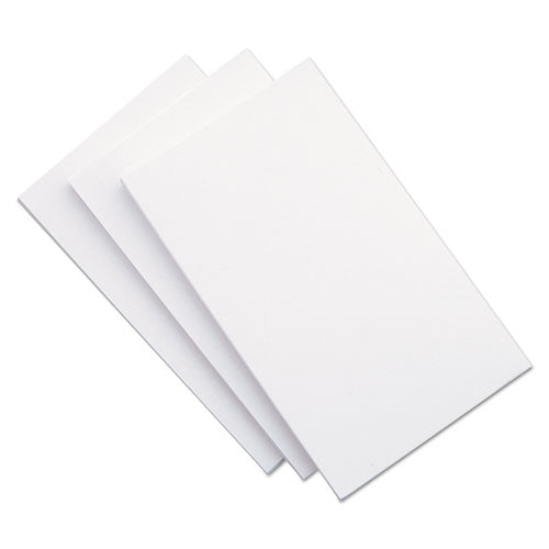 Unruled Index Cards, 5 X 8, White, 100/pack