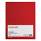 Laminated Two-pocket Folder, Cardboard Paper, 100-sheet Capacity, 11 X 8.5, Red, 25/box