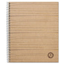 Deluxe Sugarcane Based Notebooks, Kraft Cover, 1-subject, Medium/college Rule, Brown Cover, (100) 11 X 8.5 Sheets