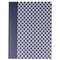 Casebound Hardcover Notebook, 1-subject, Wide/legal Rule, Dark Blue/white Cover, (150) 10.25 X 7.63 Sheets