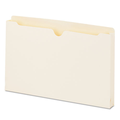 Economical Manila File Jackets, Straight Tab, Legal Size, Manila, 50/box