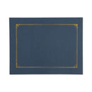 Certificate/document Cover, 8.5 X 11; 8 X 10; A4, Navy, 6/pack