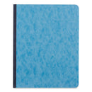 Pressboard Report Cover, Two-piece Prong Fastener, 3" Capacity, 8.5 X 11, Light Blue/light Blue