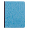 Pressboard Report Cover, Two-piece Prong Fastener, 3" Capacity, 8.5 X 11, Light Blue/light Blue