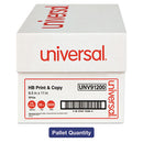 Multipurpose Paper, 96 Bright, 20 Lb Bond Weight, 8.5 X 11, White, 500 Sheets/ream, 10 Reams/carton, 40 Cartons/pallet