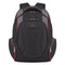 Launch Laptop Backpack, Fits Devices Up To 17.3", Polyester, 12.5 X 8 X 19.5, Black/gray/red