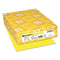 Color Paper, 24 Lb Bond Weight, 8.5 X 11, Lift-off Lemon, 500/ream