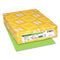 Color Cardstock, 65 Lb Cover Weight, 8.5 X 11, Martian Green, 250/pack