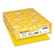 Color Paper, 24 Lb Bond Weight, 8.5 X 11, Sunburst Yellow, 500/ream