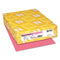 Exact Brights Paper, 20 Lb Bond Weight, 8.5 X 11, Bright Pink, 500/ream